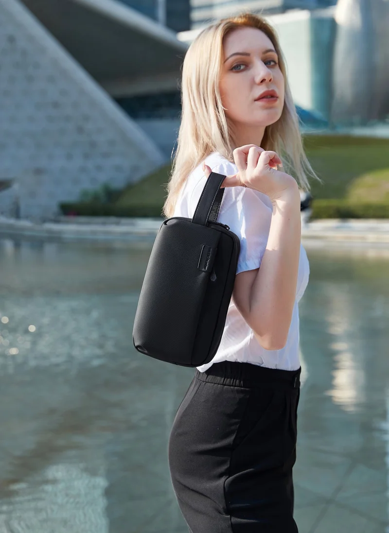 Arctic Hunter Black Unisex Handbag Durable Premium Water Resistant Carry All Bag with Pockets for Men in Daily Use, K00580, Black  | Best Price UAE