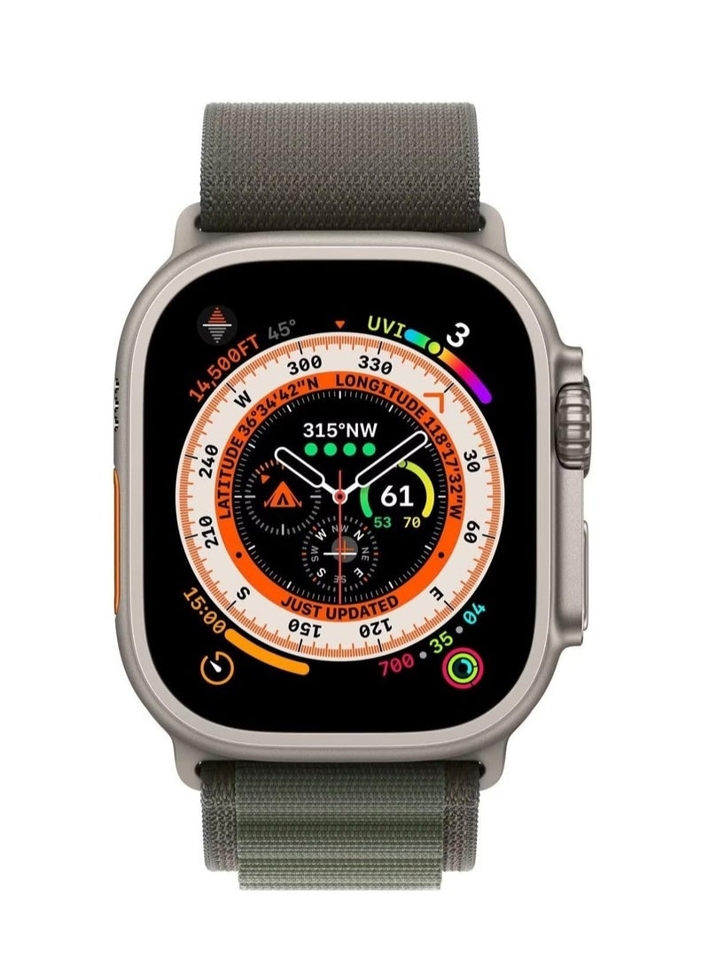 ELTRAZONE Alpine Loop Compatible with Apple Watch Ultra Band,Metal connector Rugged Woven Nylon Men G-Hook Strap for iWatch Series Ultra SE 49mm 45mm 44mm - Image 4