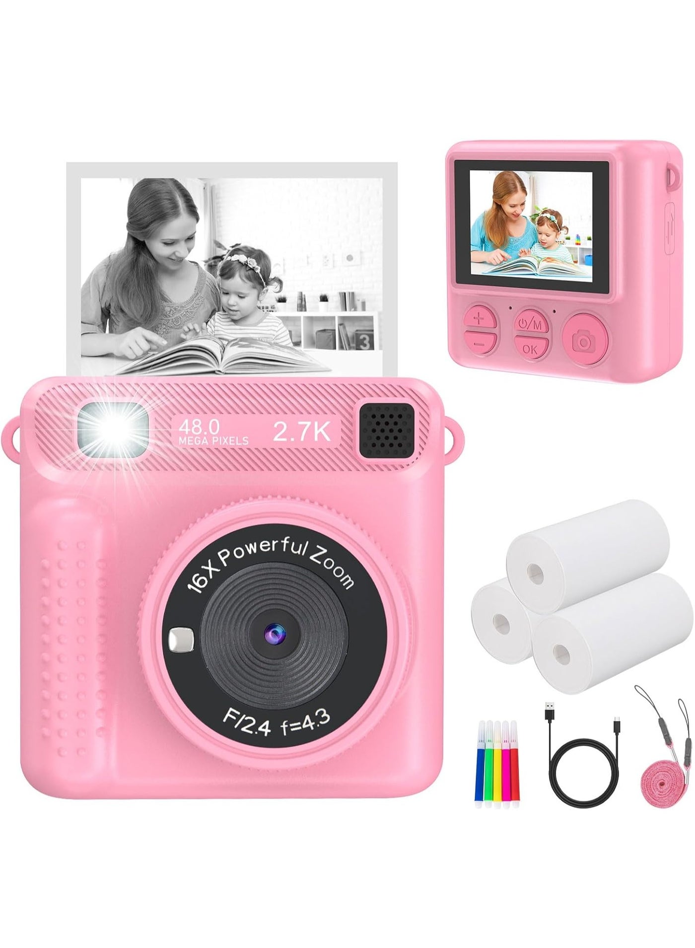iqwicam Iqwicam Instant Print Camera For Kids