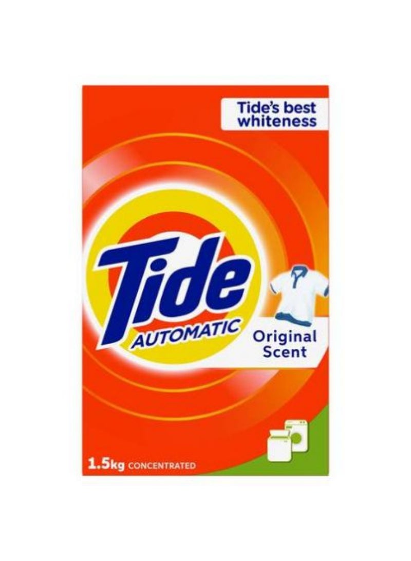 Tide Automatic Laundry Powder Detergent Original Scent 1.5 Kg
