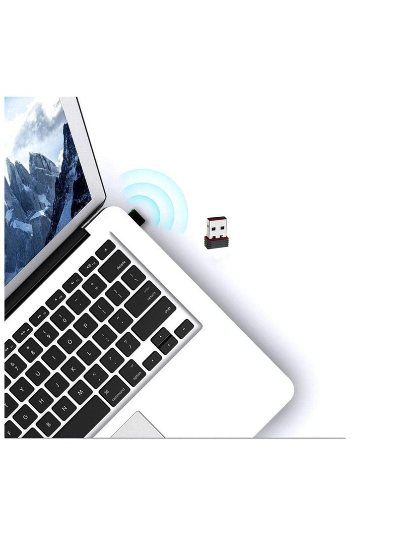 USB Wi-Fi Adapter 150 Mbit/s, Wireless Network Card Adapter, Wi-Fi Dungle PC, Windows 10, 8,7 Laptop, RASBI/PI 2 - Image 3