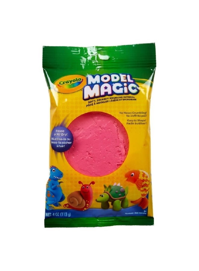 كرايولا طين موديل ماجيك خفيف ومرن باللون التوتي بأبعاد تقريبية 22.54 × 13.97 × 2.38 سم CRA5744860002