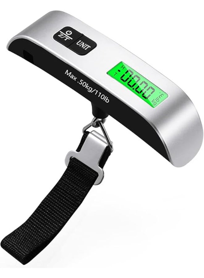 Digital Travel Luggage Scale up to 50KG – Portable Suitcase Weight Checker with LCD Display for Flights & Travel - Image 1
