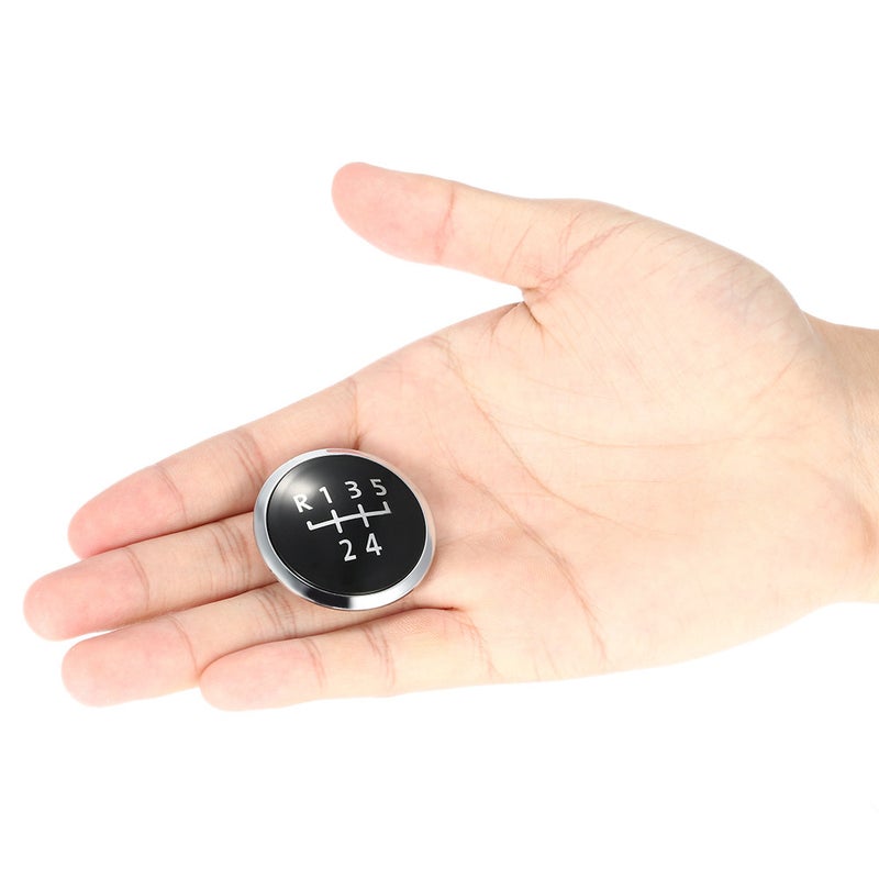 5 Speed Gear Knob Badge Emblem Cap Knob Cover Replacement for VW T5 Transporter 2003-2010 - Image 3