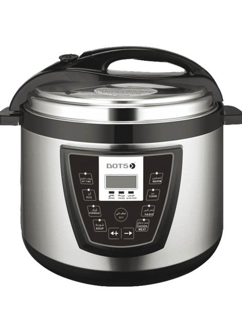 Electric Pressure Cooker, 7 Automatic Cooking Modes with 3 Multi-Functional Texture Options - Silver