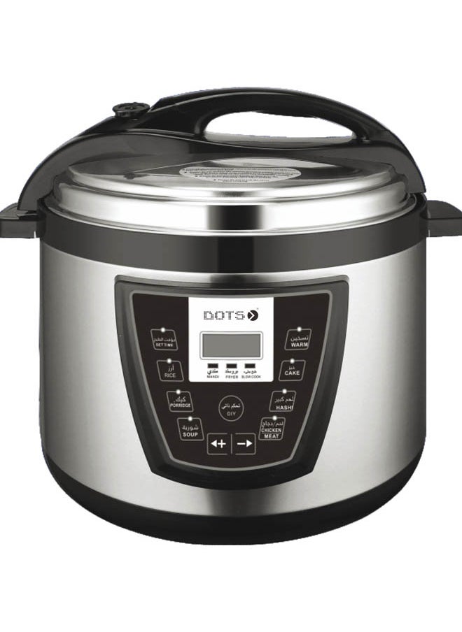 DOTS - Electric Pressure Cooker, 7 Automatic Cooking Modes with 3 Multi-Functional Texture Options - Silver - Image 1