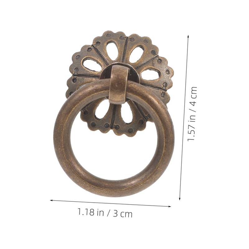 Black Alloy Replacement Furniture Pulls 2pcs Cabinet Knobs Drawer Handles Home Decor - Image 3