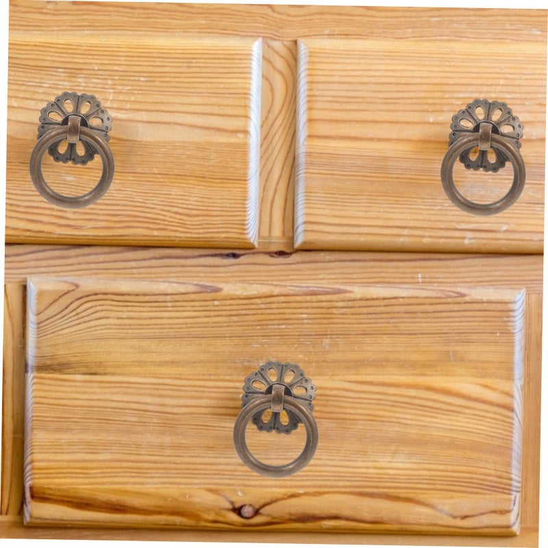 Black Alloy Replacement Furniture Pulls 2pcs Cabinet Knobs Drawer Handles Home Decor - Image 4