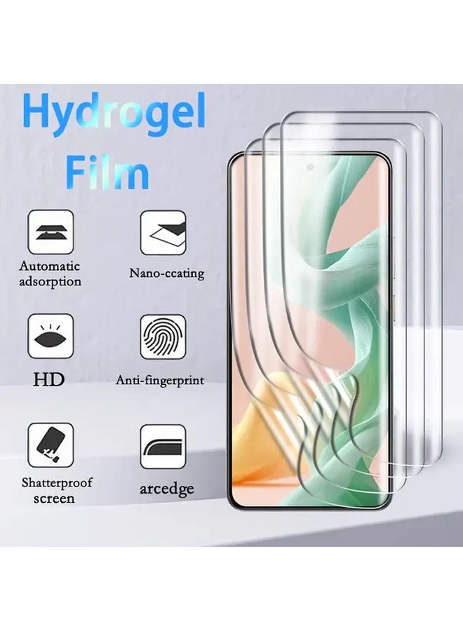 OPPO A18 Screen Protector 4 Pack Hydrogel Film Anti Fingerprint Anti Scratch - Image 2