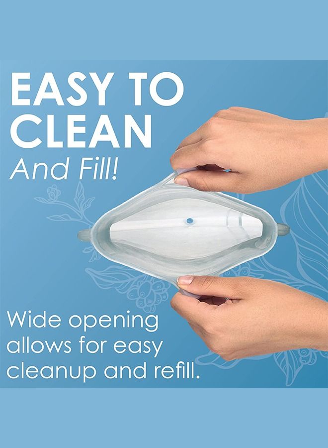 Generic 2L Reusable Silicone Enema Bag Kit with 1.5m Long Hose 5 Replaceable Tips and Controlled Water Flow for Colon Detox Cleanse Douche for Women and Men  - Image 5