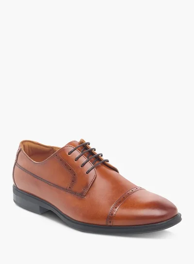 Le Confort Mens Textured Lace-Up Derby Shoes