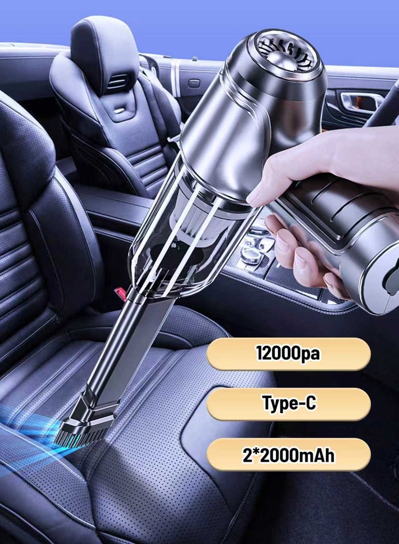 Dual-Function 2-in-1 Car Vacuum Cleaner Powerful Air Blower and Vacuum Compact Handheld Home Use High-Power Dust Blower Vacuum Cleaner - Image 2