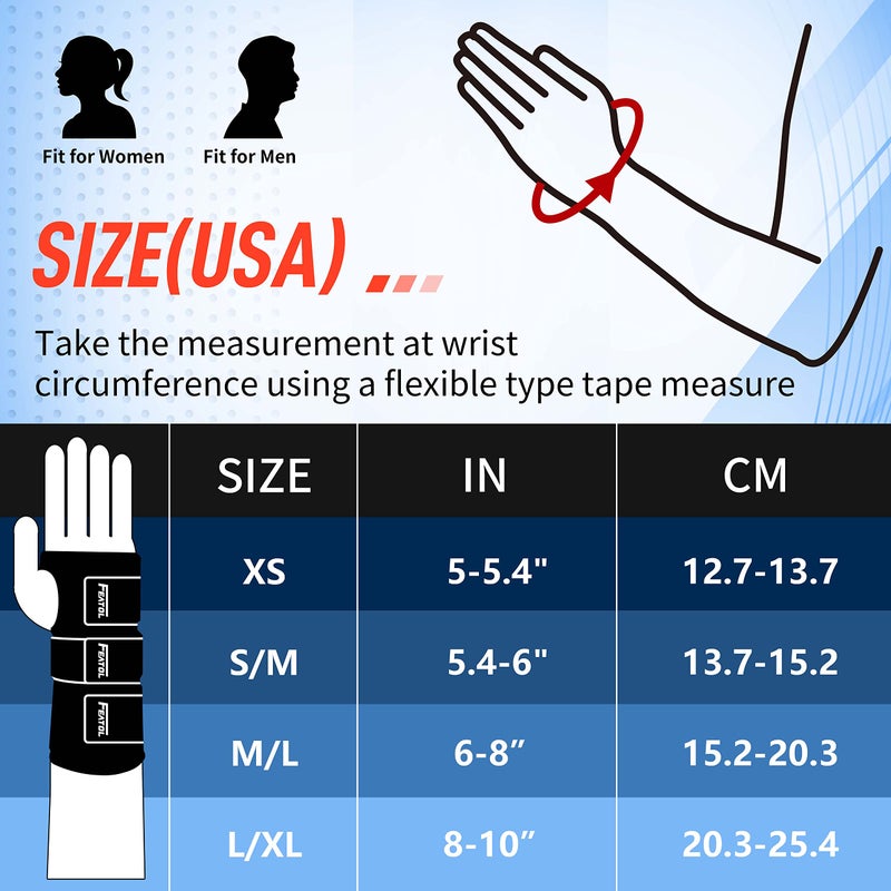 FEATOL Carpal Tunnel Wrist Brace Night Support 2 Pack - Wrist Splint for Pain Relief Tendonitis, Sprained, Arthritis - Metal Splint Stabilizer With Hand Brace -FOR Sleeping Women Men -Right&Left(S/M) - Image 4