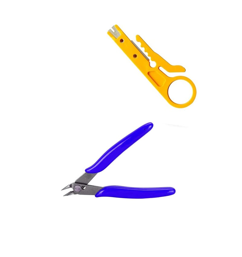 Digital Craft Digital Craft Small Wire Stripper Wire Crimping Tool Portable Wire Stripper 9cm Multifunctional Cable Stripping Stripper07 Nipper Cutter  - Image 1