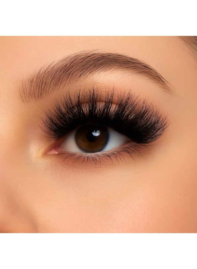 Shein A pair of luxurious, fluffy faux fur eyelashes with a natural look - Image 3