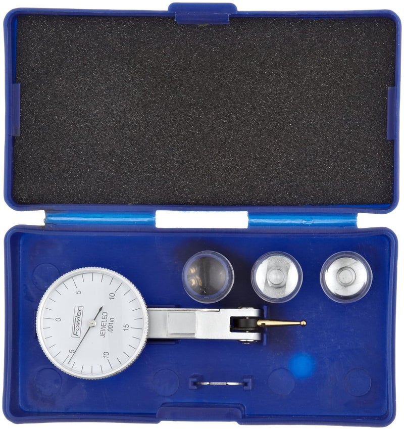 Fowler 52-562-774 White Face Dial Test Indicator, 0.030" Maximum Measuring Range, 0.001" Graduation Interval, 1" Diameter - Image 2
