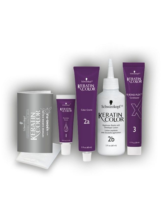 Schwarzkopf Keratin Color Permanent Hair Color Cream 6.0 Delicate Praline Pack Of 2 - Image 5