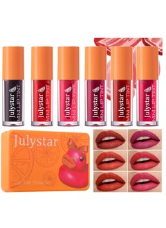 6 Colors Lip Tint Stain Set, Mini Liquid Lipstick with High Pigment, Long-Lasting, Waterproof, Moisturizing Lip Plumper, Multi-Use for Lips and Cheeks - pzsku/ZC45CD317EDAAD42479DDZ/45/_/1731485645/9a8568f7-398a-4463-9399-67b75d6a4208