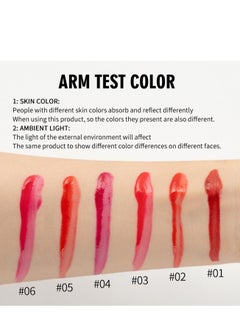 6 Colors Lip Tint Stain Set, Mini Liquid Lipstick with High Pigment, Long-Lasting, Waterproof, Moisturizing Lip Plumper, Multi-Use for Lips and Cheeks - pzsku/ZC45CD317EDAAD42479DDZ/45/_/1731485656/64a2f56f-b6ab-4a5b-87f6-83f4c7628384