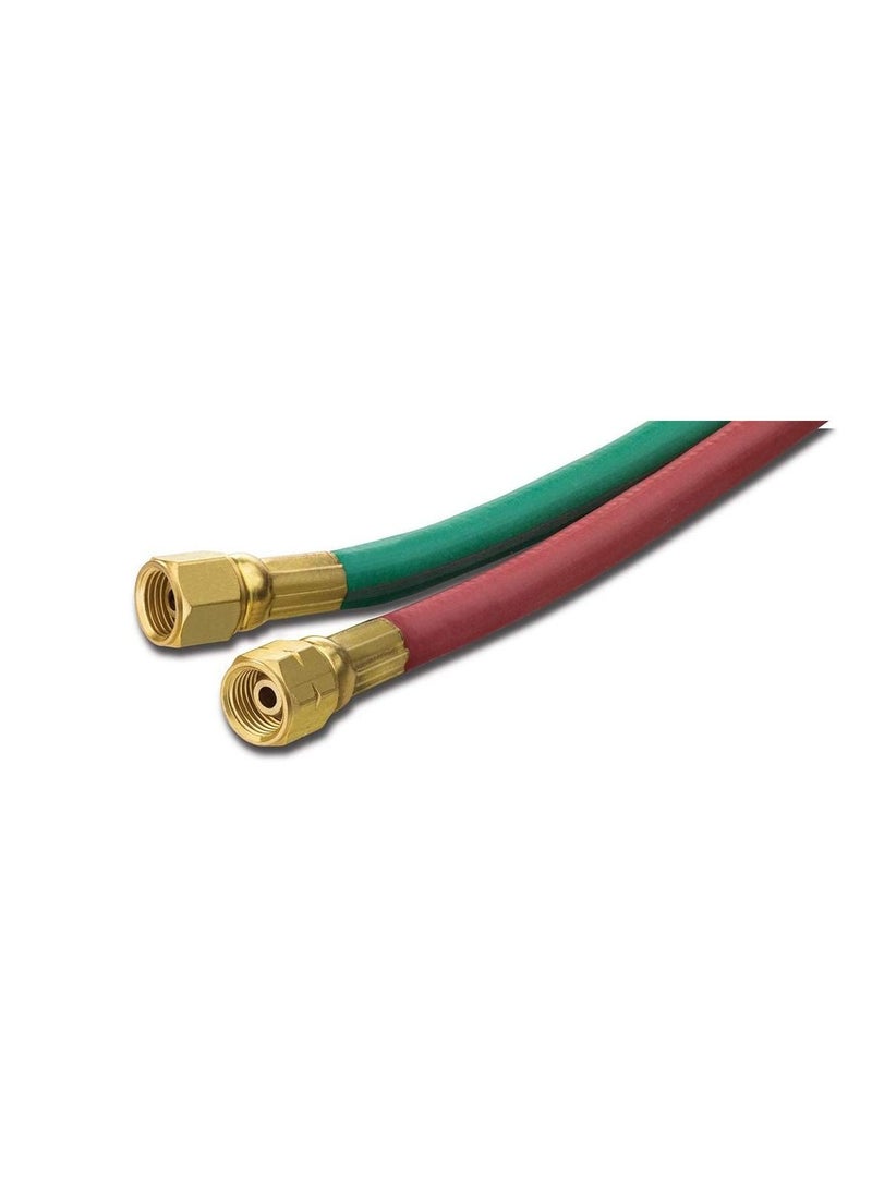 Twinline Welding Hose Safe for Acetylene Gases Made in USA 1/4 Inch x 50 Yard - Image 1