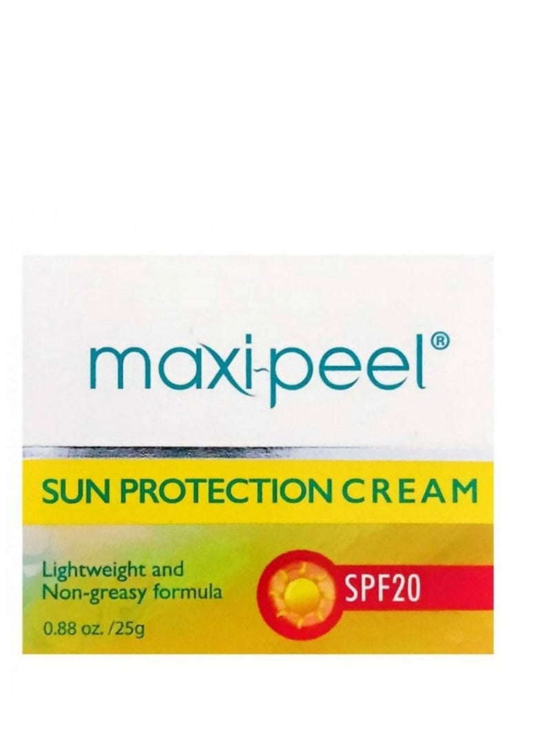 MAXI PEEL Sun Protection Cream SPF 20 25g - Image 2