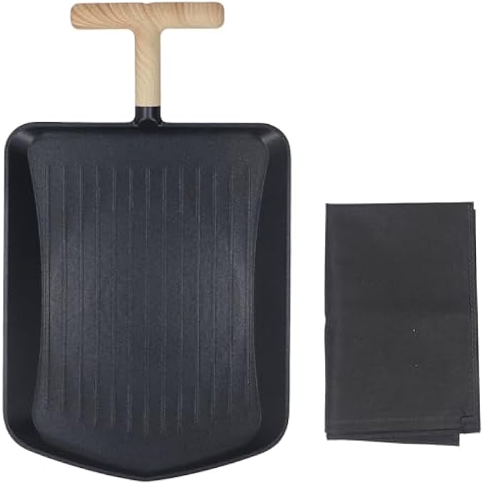 Jiawu Grill Pan Nonstick Square Cooking Grill Plate Aluminum Alloy Barbecue Griddle Plate Griddle Pan Grilling Skillet For Indoor  Outdoor Bbq Campfire - Image 2