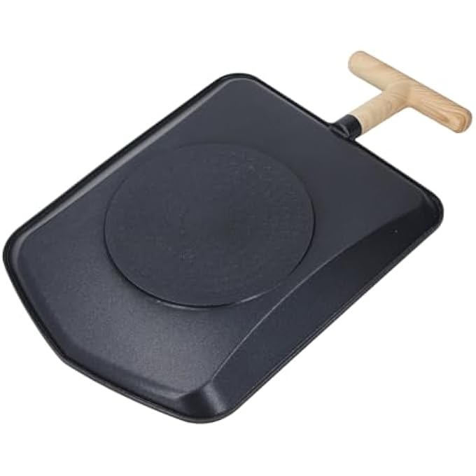 Jiawu Grill Pan Nonstick Square Cooking Grill Plate Aluminum Alloy Barbecue Griddle Plate Griddle Pan Grilling Skillet For Indoor  Outdoor Bbq Campfire - Image 5