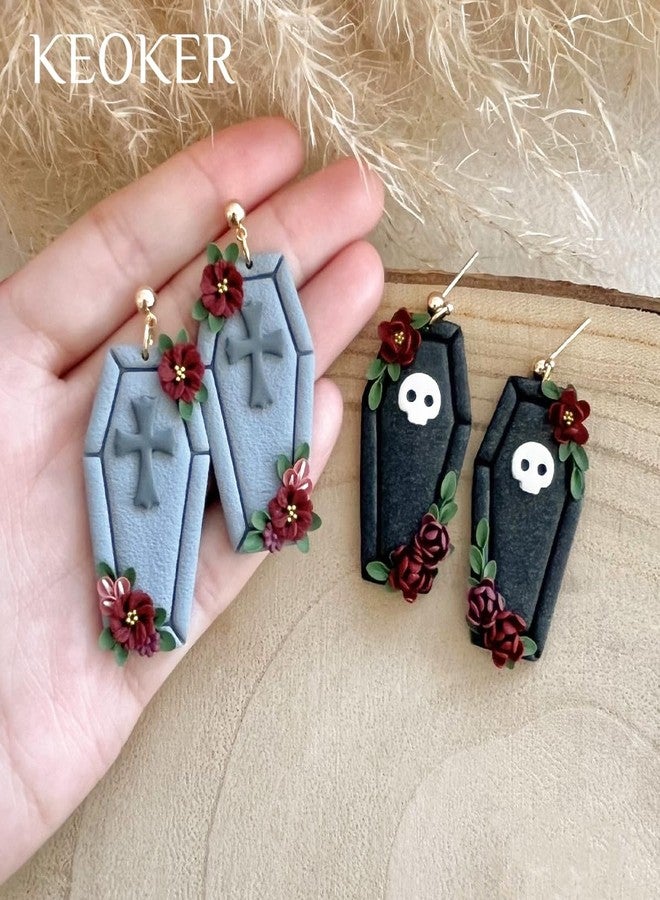 Keoker Halloween Polymer Clay Cutters - 12 Shapes Halloween Pumpkin Clay Earring Cutters - Image 4