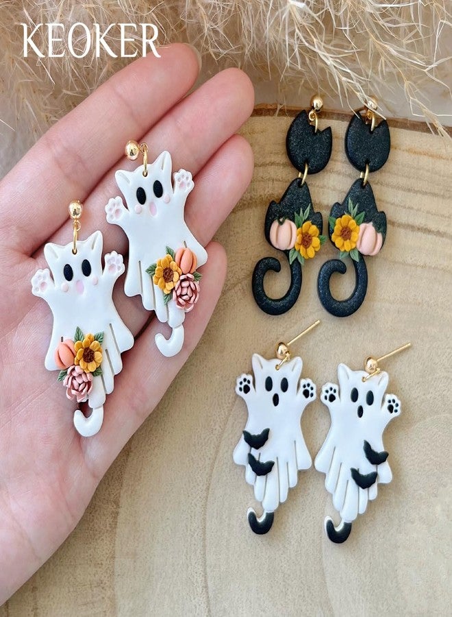 Keoker Halloween Polymer Clay Cutters - 12 Shapes Halloween Pumpkin Clay Earring Cutters - Image 3