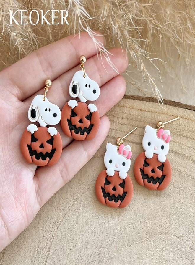 Keoker Halloween Polymer Clay Cutters - 12 Shapes Halloween Pumpkin Clay Earring Cutters - Image 5
