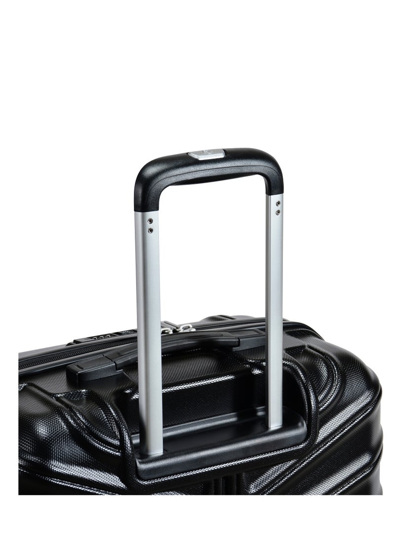 eminent Hard Case Travel Bag Medium Luggage Trolley TPO Lightweight Suitcase 4 Quiet Double Spinner Wheels with TSA Lock KK30 Black  - Image 5