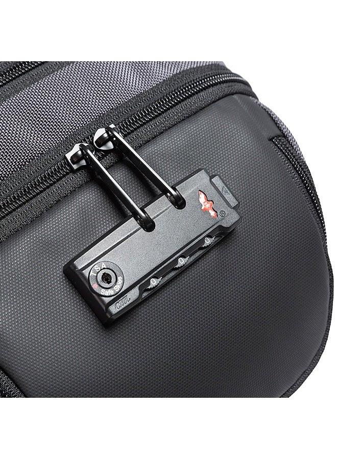 بانجي حقيبة صدر أنيقة مقاومة للماء بسعة كبيرة 7082 BANGE New Oxford Black - Image 4