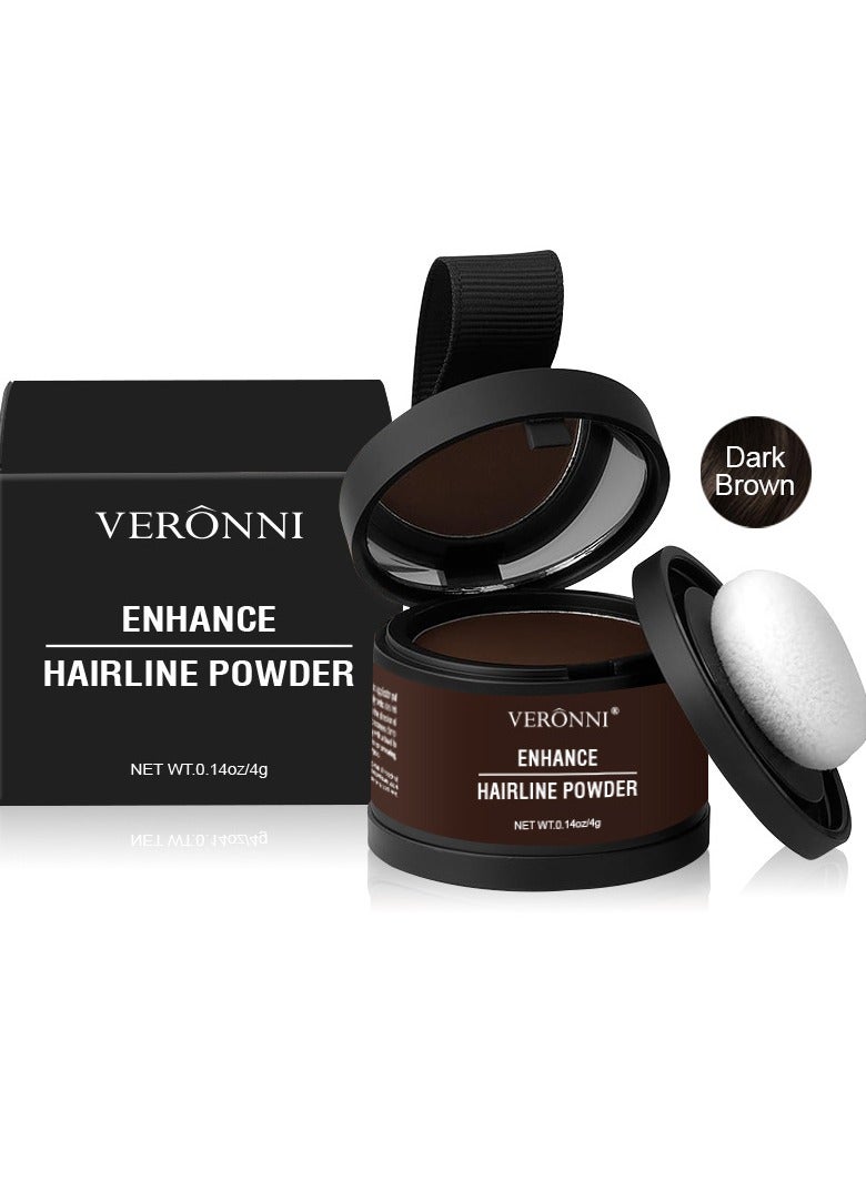 VERONNI Enhance Hairline Powder, Hairbear Hair Filler,Hairline Shadow Powder,Hairline Powder Instantly Conceals,Instant Volume&scalp Coverage for Thinning Hair,Fast & Full Care, 100% Water Sweat Resistant - Image 1