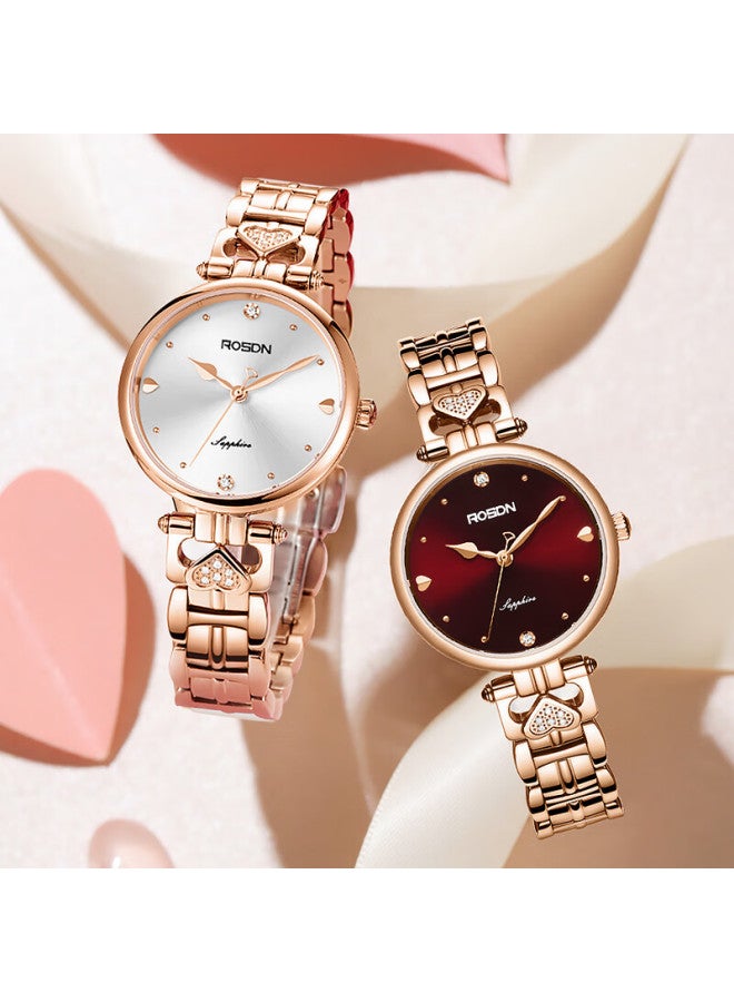 ROSDN (Rosdn) Women'S Fashion Ultra-Thin Waterproof Ladies Watch Top Ten Brands Birthday Gift For Girlfriend Counter Style - Image 3