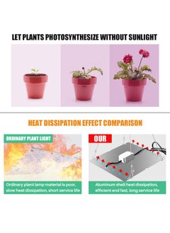 Thoraya LED Plant Grow Lights for Indoor Plants Full Spectrum 12W Panel Plant Growing Lamp  - Image 5