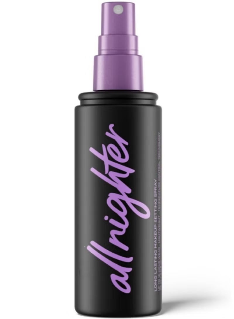 URBAN ACCENTS Urban Decay All Nighter Waterproof Makeup Setting Spray for Face (Full Size), Long-lasting Award-winning Finishing Spray for Smudge-proof & Transfer-resistant Makeup, Natural Finish - 4 fl oz - Image 1