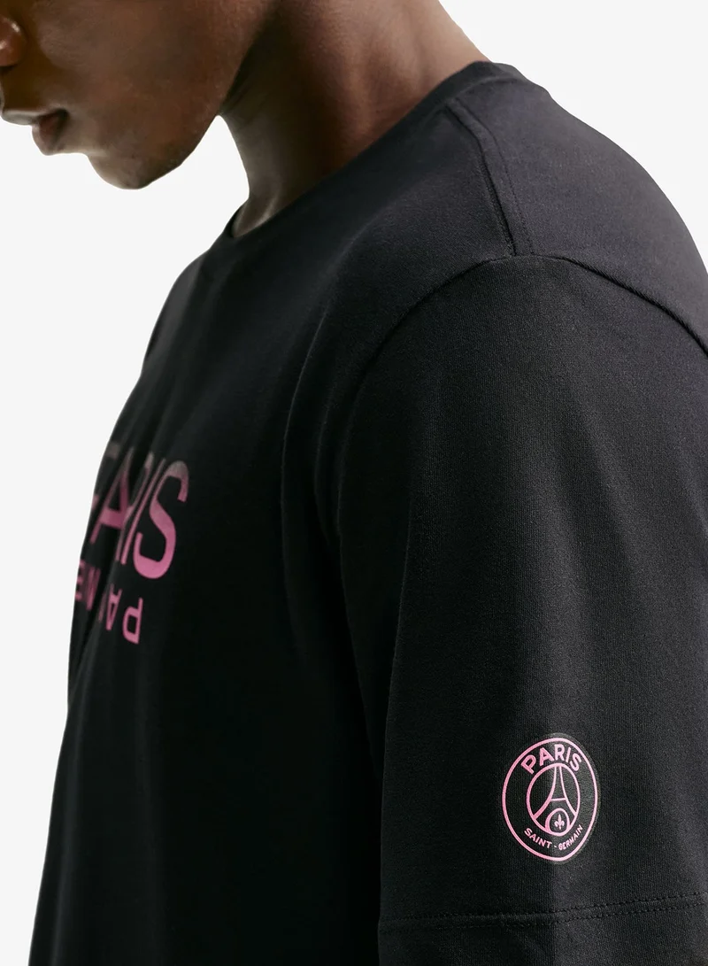 Nike BLACK PSG City T-Shirt for Men | Best Price UAE
