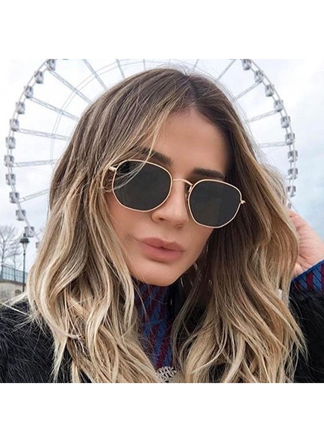 High Quality Large Frame Fashionable Sun Protection Uv Protection Women's Sunglasses ins new metal sunglasses anti-ultraviolet strong light big face slim sunglasses anti-radiation men and women - Image 4