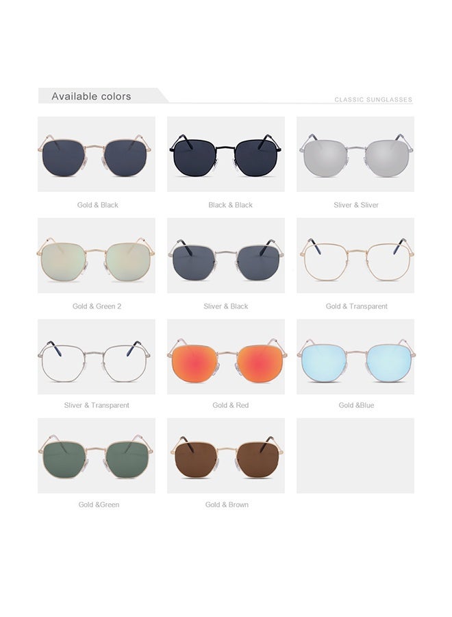 High Quality Large Frame Fashionable Sun Protection Uv Protection Women's Sunglasses ins new metal sunglasses anti-ultraviolet strong light big face slim sunglasses anti-radiation men and women - Image 2