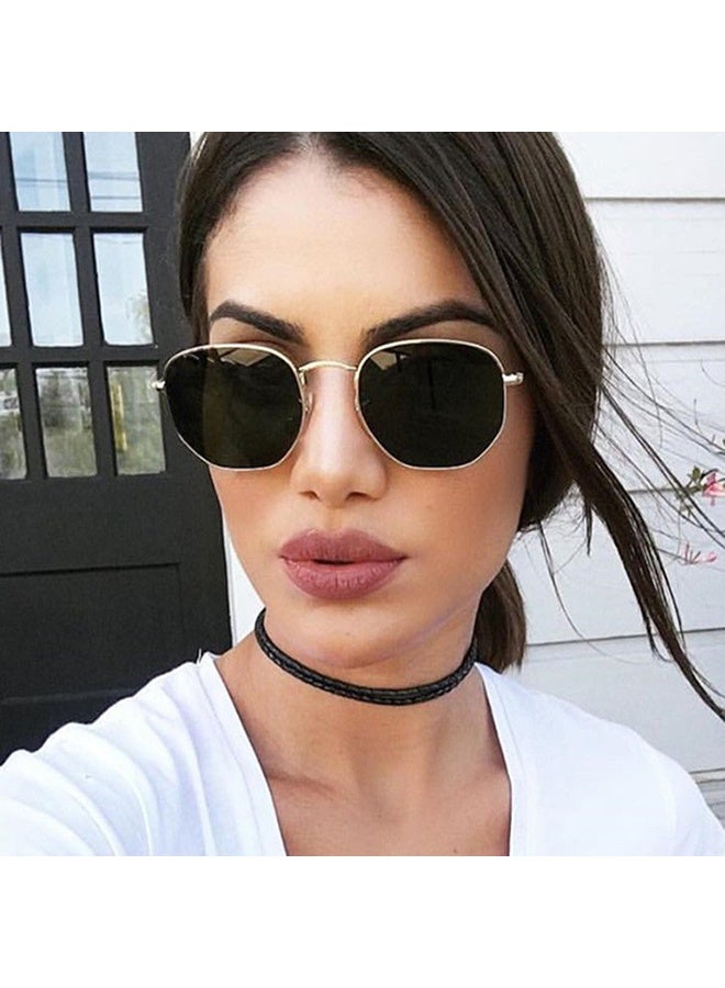 High Quality Large Frame Fashionable Sun Protection Uv Protection Women's Sunglasses ins new metal sunglasses anti-ultraviolet strong light big face slim sunglasses anti-radiation men and women - Image 5