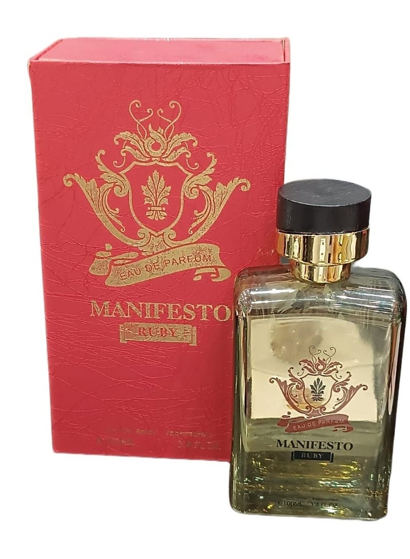 Ruby Bayan Ruby perfume, Manifest
