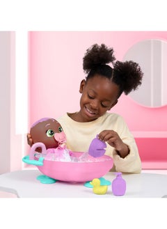 كراي بيبيز مجموعة حوض استحمام تفاعلية لدمية الأطفال حديثي الولادة My First Bath Tiff مع أكثر من 20 صوتًا للأطفال، للبنات والأطفال من سن 18 شهرًا وما فوق  - Image 3