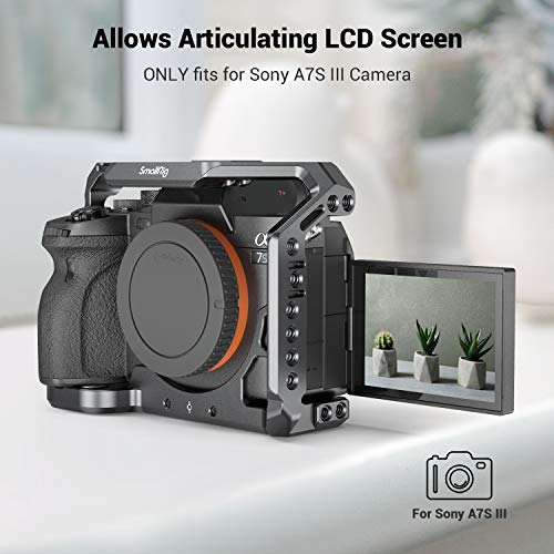 SMALLRIG Camera Cage Only for Sony Alpha 7S III / A7S III / A7SIII / A7S3-2999 - Image 5