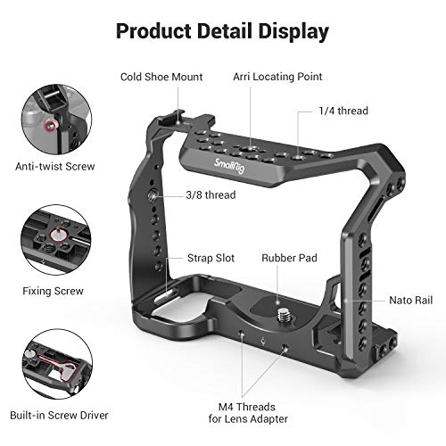 SMALLRIG Camera Cage Only for Sony Alpha 7S III / A7S III / A7SIII / A7S3-2999 - Image 2