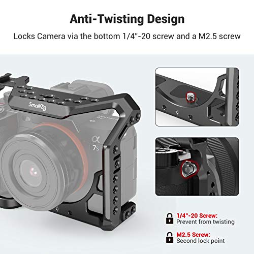 SMALLRIG Camera Cage Only for Sony Alpha 7S III / A7S III / A7SIII / A7S3-2999 - Image 4