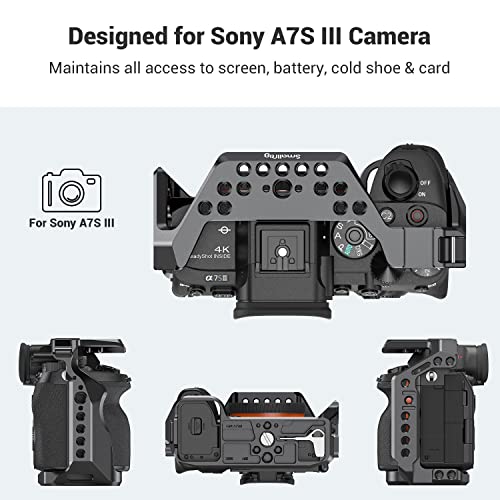 SMALLRIG Camera Cage Only for Sony Alpha 7S III / A7S III / A7SIII / A7S3-2999 - Image 3