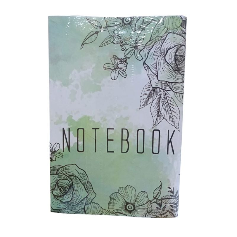 Extra Line university notebook pin bound Arabic ruled 60 sheets green trees design coated cover A4