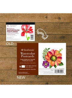 Strathmore Watercolor Postcard Pad, 4x6 inches, 15 Pack - Custom Greeting Cards for Weddings, Events, Birthdays  - Image 2