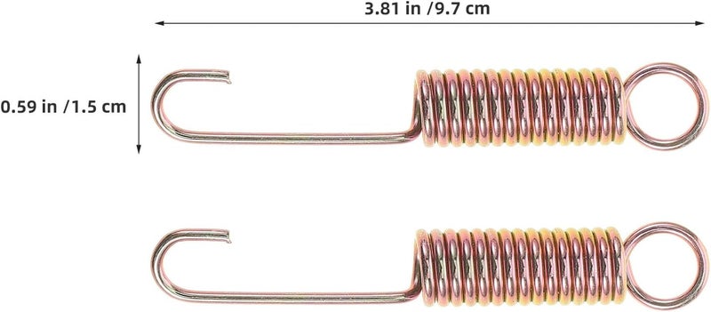 Healeved Motorcycle Side Stand Spring 2pcs Dirt Bike Kickstand Replacement Metal Coil Springs for Scooter Atv Repair Accessories - Image 2