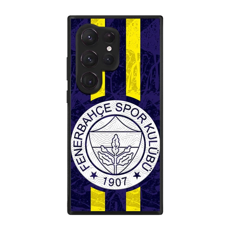 Silk Route Fenerbahe Design Turkey FootballSoccer Club Mobile Back Cover for Samsung S24 Ultra Multicolor